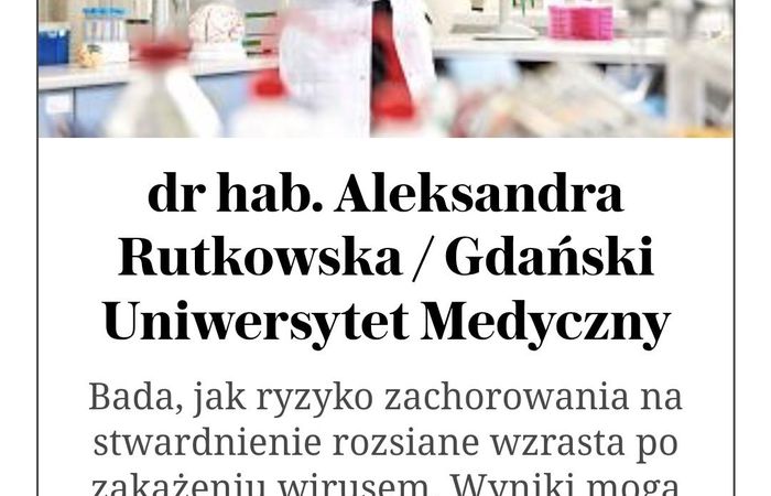 Ola is nominated for the Pomorskie Sztormy award in the Science category! 