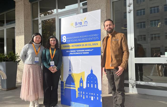 Fatimah, Ying and Piotr presented posters at the BraYn conference in Torino