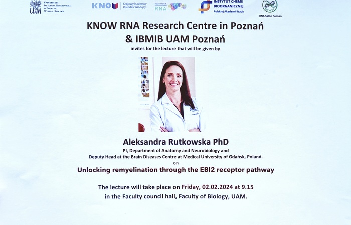 In UAM Poznań, Ola was a guest speaker and a career counsellor ;)